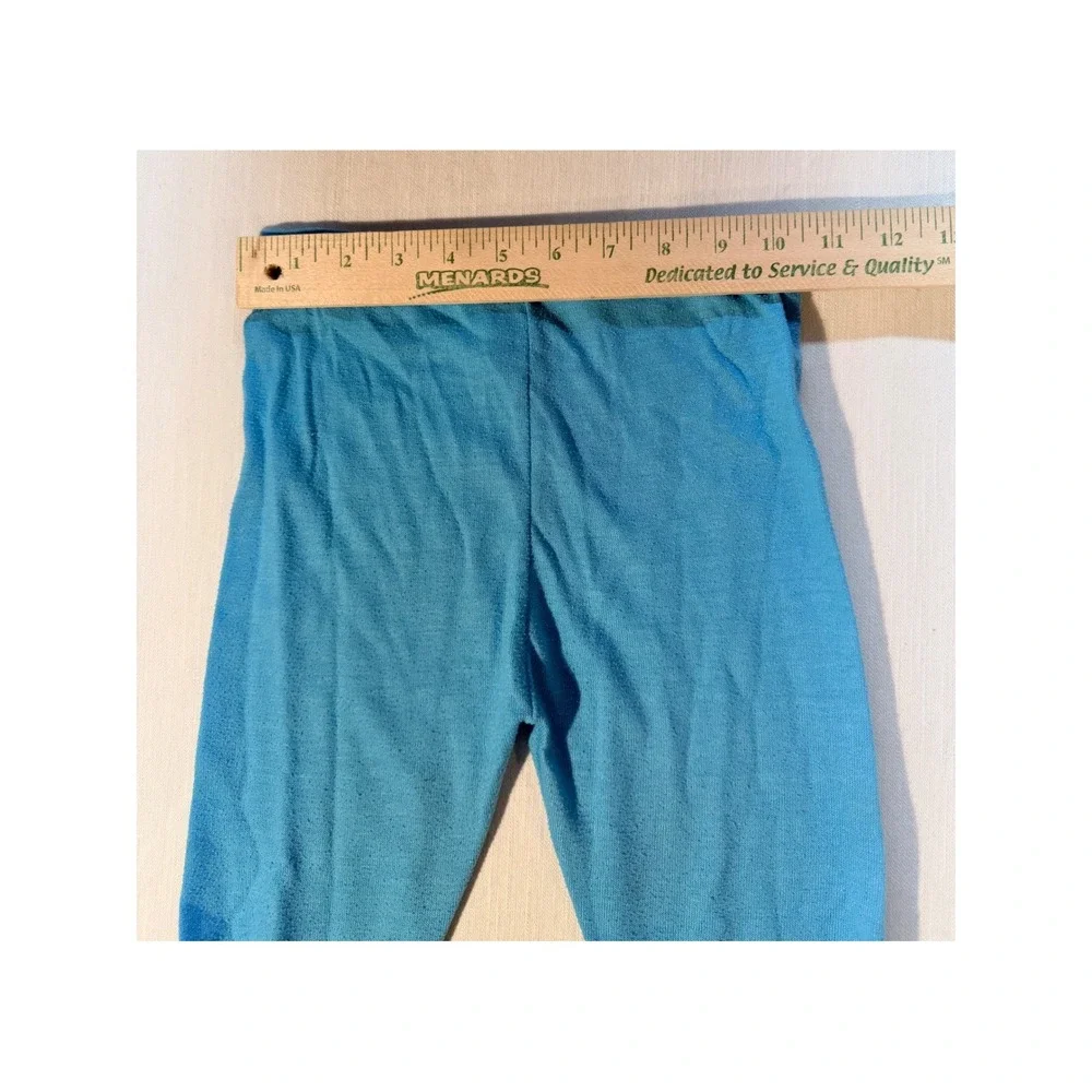 90's‎ Vintage Dr Denton Boys 3T Blue School Graphic Footed Pajama Set USA 2pc
